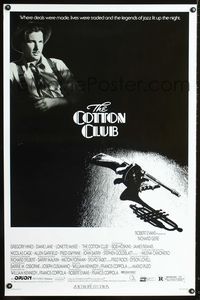 1x110 COTTON CLUB one-sheet poster '84 cool image of Richard Gere & tommy gun, Francis Ford Coppola