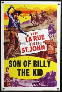 1x391 LASH LA RUE '50s Al 'Fuzzy' St. John, Son of Billy The Kid!