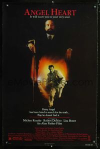1x031 ANGEL HEART one-sheet movie poster '87 Robert DeNiro, Mickey Rourke, directed by Alan Parker!