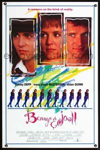 1x052 BENNY & JOON one-sheet movie poster '93 Johnny Depp, Mary Stuart Masterson, Aidan Quinn