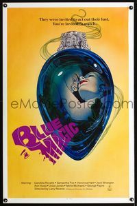 1x069 BLUE MAGIC one-sheet movie poster '81 Samantha Fox, Candida Royalle, sexy art by Tom Tierney!