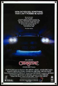 1x094 CHRISTINE one-sheet movie poster '83 written by Stephen King, directed by John Carpenter!