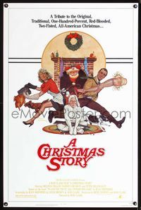 1x095 CHRISTMAS STORY one-sheet poster '83 best classic X-mas movie, great art by Robert Tanenbaum!
