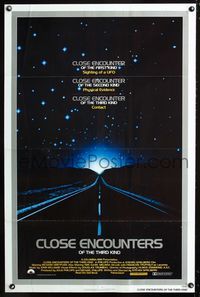1x099 CLOSE ENCOUNTERS OF THE THIRD KIND one-sheet movie poster '77 Steven Spielberg sci-fi classic!