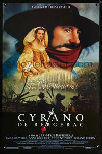 1x118 CYRANO DE BERGERAC one-sheet poster '90 Gerard Depardieu, Anne Brochet, Jean-Paul Rappeneau