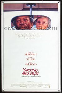1x145 DRIVING MISS DAISY one-sheet  '89 Morgan Freeman, Jessica Tandy, directed by Bruce Beresford!