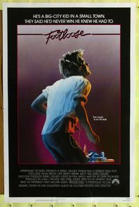 1x174 FOOTLOOSE int'l one-sheet  '84 competitive dancer Kevin Bacon has the music on his side!