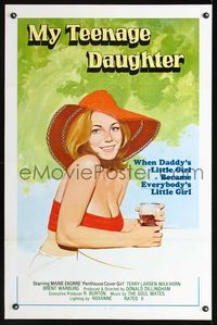 1x229 KEYHOLE one-sheet R77 My Teenage Daughter, daddy's little girl became everybody's little girl!