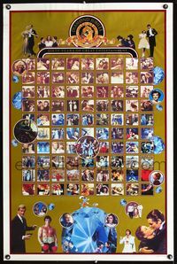 1x279 MGM DIAMOND JUBILEE one-sheet c1983 many classic images of all the Metro-Goldwyn-Mayer greats!