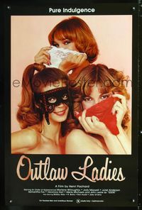 1x309 OUTLAW LADIES one-sheet poster '81 great image of three sexy dominatrix, pure indulgence!