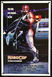 1x355 ROBOCOP one-sheet poster '87 Paul Verhoeven sci-fi classic, part man, part machine, all cop!
