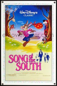1x392 SONG OF THE SOUTH one-sheet poster R86 Walt Disney, Uncle Remus, Br'er Rabbit, Fox & Bear!