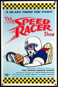 1x394 SPEED RACER SHOW one-sheet movie poster R92 classic car racing Japanese anime, great image!