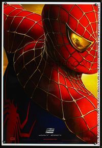 1x396 SPIDER-MAN 2 July style teaser printer's test one-sheet poster '04 Tobey Maguire, Sam Raimi
