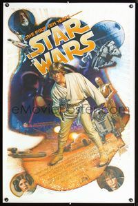 1x409 STAR WARS THE FIRST TEN YEARS Kilian signed & numbered 1sh '87 by artist Drew Struzan, George Lucas classic!