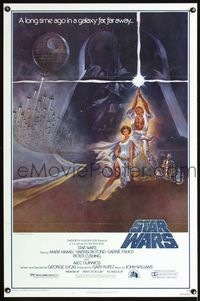 1x405 STAR WARS style A 1sh  '77 George Lucas classic sci-fi epic, Mark Hamill, Harrison Ford