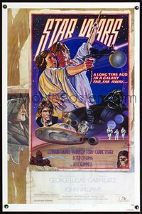 1x406 STAR WARS NSS style D 1sh  1978 George Lucas classic sci-fi epic, Mark Hamill, Harrison Ford