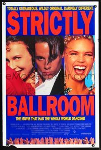 1x420 STRICTLY BALLROOM one-sheet poster '92 Paul Mercurio, directed by Australian Baz Luhrmann!