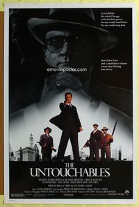 1x461 UNTOUCHABLES one-sheet poster '87 Kevin Costner, Robert De Niro, Sean Connery, Brian De Palma
