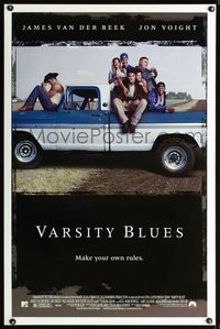 1x467 VARSITY BLUES DS one-sheet poster '98 James Van Der Beek, MTV high school football movie!