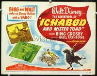 1y018 ADVENTURES OF ICHABOD & MISTER TOAD TC '49 BING and WALT wake up Sleepy Hollow with a BANG!