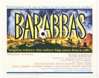 1y039 BARABBAS TC '62 what happened to the man of violence in whose place Christ was crucified?