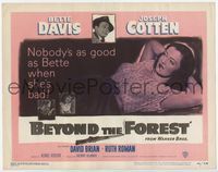 1y046 BEYOND THE FOREST TC '49 King Vidor, nobody's as good as smoking Bette Davis when she's bad!