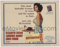 1y056 BUTTERFIELD 8 TC '60 callgirl Elizabeth Taylor is the most desirable and easiest to find!