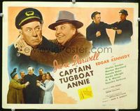 1y058 CAPTAIN TUGBOAT ANNIE title card '45 great romantic close up of Jane Darwell & Edgar Kennedy!