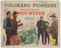 1y070 COLORADO PIONEERS title card '45 Wild Bill Elliott as Red Ryder, Bobby Blake as Little Beaver!
