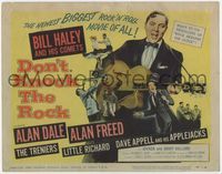 1y088 DON'T KNOCK THE ROCK TC '57 great image of Bill Haley playing guitar & other early rockers!