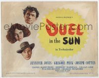 1y093 DUEL IN THE SUN TC '47 Jennifer Jones, Gregory Peck & Joseph Cotten in King Vidor epic!