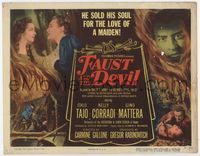 1y100 FAUST & THE DEVIL TC '50 La Leggenda di Faust, he sold his soul for the love of a maiden!