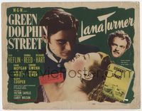 1y125 GREEN DOLPHIN STREET title lobby card '47 Lana Turner, Van Heflin, Donna Reed, Frank Morgan