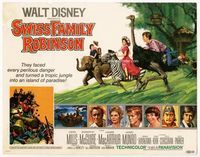 1y330 SWISS FAMILY ROBINSON movie title lobby card R68 John Mills, Disney family fantasy classic!