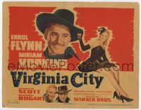 1y365 VIRGINIA CITY TC '40 Errol Flynn, sexy Miriam Hopkins, Humphrey Bogart & Randolph Scott!