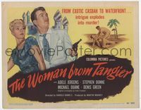 1y386 WOMAN FROM TANGIER title card '48 sexy Adele Jergens & Stephen Dunne in the exotic Casbah!