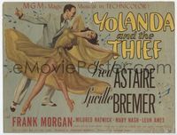 1y394 YOLANDA & THE THIEF TC '45 great image of Fred Astaire dancing with sexy Lucille Bremer!