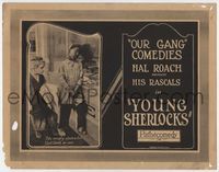 1y397 YOUNG SHERLOCKS TC '22 Sunshine Sammy & Our Gang kid are starving,Hal Roach's Little Rascals!