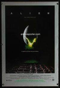 1z015 ALIEN DS style B one-sheet movie poster R2003 Ridley Scott sci-fi classic!