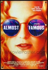 1z017 ALMOST FAMOUS DS one-sheet movie poster '00 Cameron Crowe, Kate Hudson