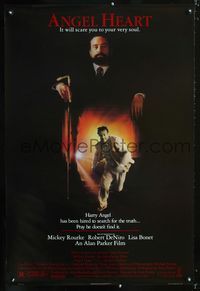 1z028 ANGEL HEART one-sheet movie poster '87 Robert DeNiro, Mickey Rourke, directed by Alan Parker