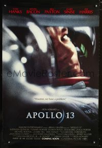 1z032 APOLLO 13 DS advance one-sheet movie poster '95 Tom Hanks, Bill Paxton, Ron Howard