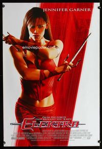 1z175 ELEKTRA DS style B one-sheet movie poster '05 super sexy Jennifer Garner!