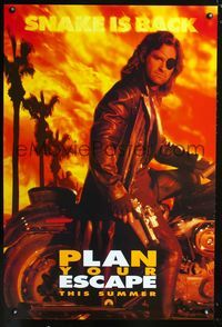 1z185 ESCAPE FROM L.A. teaser one-sheet movie poster '96 Kurt Russell, John Carpenter