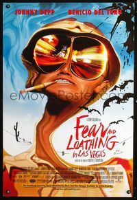 1z191 FEAR & LOATHING IN LAS VEGAS DS 1sheet '98 Johnny Depp as Hunter S. Thompson, Benicio del Toro