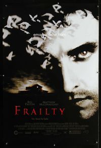 1z204 FRAILTY one-sheet movie poster '01 creepiest image of Matthew McConaghey, no soul is safe!
