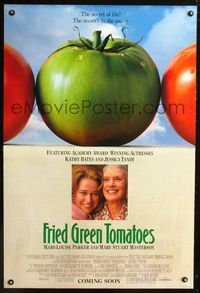 1z209 FRIED GREEN TOMATOES advance one-sheet movie poster '91 Kathy Bates, Jessica Tandy