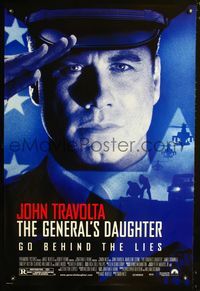 1z216 GENERAL'S DAUGHTER DS one-sheet movie poster '99 John Travolta