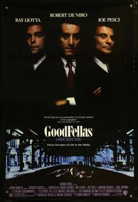1z230 GOODFELLAS DS 1sh '90 Robert De Niro, Joe Pesci, Ray Liotta, Lorraine Bracco, Martin Scorsese